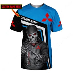 Summer Mitsubishi Creative 3D Printed T-Shirt for Men, Street Casual Top, Outdoor Quick-Drying Breathable Sportswear