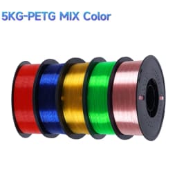 5KG PETG Plastics 3D Printer Filament 1.75mm Plastic Material Black White Color PETG 3D Filament Consumables for KP3S Pro S1
