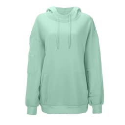 Chic Hoodies With Eye Mask Solid Color Plus Size Hooded Sweatshirts Women Y2k Clothes Multi-Pockets Casual Oversize Pullover