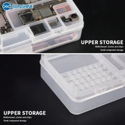 5 Pcs SUNSHINE SS-001A Storage Box for IC Motheboard Parts Mobile Phone Openning Tools Repair Multi Function Storage Box
