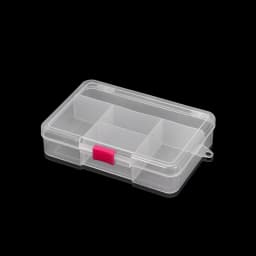 High Quality 5 Grids Plastic Storage Box Jewelry Display Beads Earring Case Organizer DIY Jewelry Accessories Storage Supplies