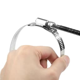 9.8ft Adjustable Large Hose Clamps Worm Gear Stainless Steel Clamp+6 Fasteners Automobiles Accessories Clamp And Fasteners