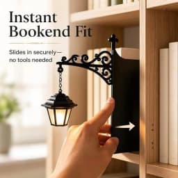 Bookshelf Lamp Library Lantern Light Library Lantern Bookshelf Mini Bookcase Lamp Book Nook Lamp Reading Nook Decor For Home