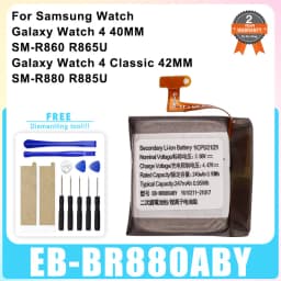 New Replace Battery For Samsung Galaxy Watch Gear Live/S2 classic/Gear S4/Gear 1/Active 1 2 3/ Watch 3/ Gear S/Gear 2/WATCH 4