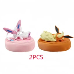 Hot Sale Pkm Eevee Sleeping Position Series Blind Box Sylveon Umbreon Flareon Jolteon Anime Desktop Decoration Model Toy Gift