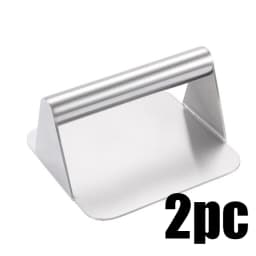 1pc Stainless Steel Hamburg Meat Press Professional Square Press Non-Stick Patty Press Easy Clean for Meats Kitchen Accessories