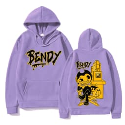 Game Bendy and The Ink Machine Hoodie Graphic Hoody Men Y2K Long Sleeve Streetwear Fashion Women Casual Clothing Loose Pullovers
