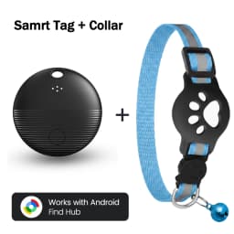 Smart Location Tag Works with Google Find Hub Android Bluetooth Anti-Lost Tracker With Cat Collar Item Finder Wallet Pets Bags