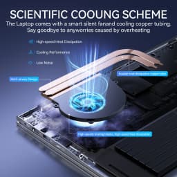KAMRUI LX15PRO Intel Core 3 304 Laptop 12GB RAM 256GB ROM 4.3GHZ WIFI 6 Bluetooth 5.2 Gaming Computer Bussiness Office Leaning Design Laptops