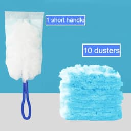Extended Pole Dust Collector For Household Disposable Fiber Cloth Tabletop Electrostatic Precipitator For High Altitude Cleaning