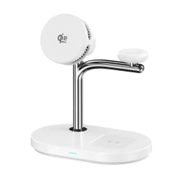 25W MagCold Wireless Charging Stand for iPhone 17 Galaxy S26, Qi2.2 Fast Charger Magnetic Cooling Dock for IWatch/Galaxy Watch 9