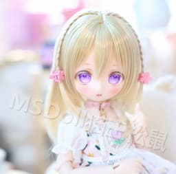 BJD Doll Wigs Long Hair For 1/3 1/4 1/6 MSD MDD YOSD With Bangs Black Brown Pink Hair Accessories