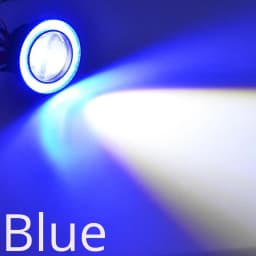 2X 30W Car Driving DRL Fog Lights COB Angel Eyes 64/76/89mm Ambient Lamps Waterproof Daytime Running Bulb Headlight Auto Lamp