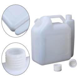 1.5L and 4L Oil Mixing Canister for Chainsaws Lawn Mowers Trimmers with Easy Pour Spout and 25 to 1 40 to 1 50 to 1 Markings