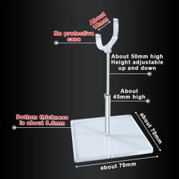 ▶1Pcs Home Display And Store Exhibition Slip Resistant Crotch Grip Doll Multiuse Adjustable Doll Display Holder