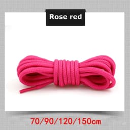 Round Shoe Laces Classic High Quality Black Shoelaces Outdoor Casual Sneakers Mountaineering Polyester Shoe Lace