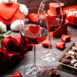 100-500pcs Red Heart Stickers for Valentine's Day 2.5cm Baking Packaging Sticker Envelope Seals Love Decorative Stickers