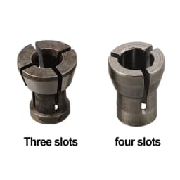 1 Set M17 6/6.35/8mm Collet Chuck Adapter With Nut Carbon Steel Engraving Trimming Machine Router Milling Cutter Accessories