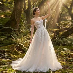 BEPEITHY Customized Sweetheart A Line Wedding Dresses For Women Sleeveless Lace Romantic Bride Plus Size Bridal Gown 2026