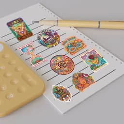 50PCS Fun Camping Cartoon Stickers Graffiti Notebook Waterproof Decal Skateboard DIY Suitcase for Waterproof Sticker Gift 