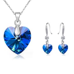 925 Sterling Silver Sakura Dolphin Zircon Elegant Jewelry Set Women's Earrings Necklace High Quality Jewelry