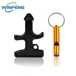 Strong Nylon Self Defense Supplies Self-defense Stinger Duron Drill Protection Tool Key Chain for Womens Self Defence
