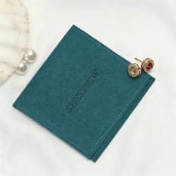 50pcs SHEEPSEW Microfiber Jewellery Envelope Pouches Custom Deboss Logo Multi Colors Jewelry Packaging Bag For Bridesmaid