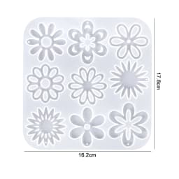 Earring Pendant Silicone Mold Epoxy Resin Mixed Style Jewelry Making Casting Molds DIY Charms Pendant Mould Creative Craft DIY