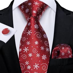 Blue Green Christmas Men tie Set with Handkerchief Cufflinks Wedding Prom Groom Accessories Perfect Gift for Men