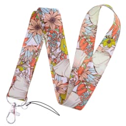 LB3010 Pink Love Neck Strap Lanyard for Key ID Card Cell Phone Straps USB Badge Holder DIY Neck Strap Hang Rope Rainbow Keychain