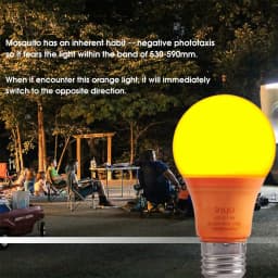 Led Yellow Bug Light Bulbs Bulb 9w E27 Spectral Mosquito Repellent Physical Lamps Zapper Globe 220v Flies Fly Trap Anti Electric