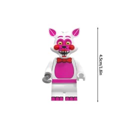 Cute Cartoon Game Figure Bricks Freddy Bonnie Chica Miniatures Kawaii Bonnie Bear Desktop Ornament Birthday Party Favors Gift