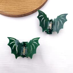 Bat-shaped Acetic Acid Material Halloween Funny Updo Festival Dress Hair Grab Hair Accessories for Women