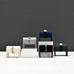 Oirlv Watch Display Stand Microfiber Jewelry Organizer Watch Stand Bracelet Display Rack Jewelry Watch Bracelet Photography Prop