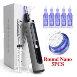 Hydrapen Microneedle Beauty Hydra Derma Pen with 5 Adjust or 12pin 24pin 36pin 42pin Rouna Nano 3D 5D Cartridge Skin Care Tool