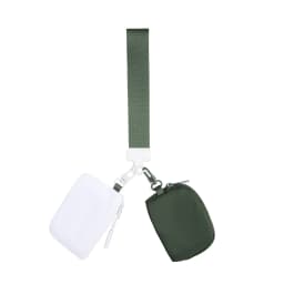 2PCS Mother’s Gift Mini Zip Around Wristlet Keychain Wallet Gift for Wristlet Portable Wallet Coin Purse Mini Women Coin Pockect