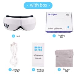 Multi-frequency Vibration Eye Massage Relieves Eye Fatigue Foldable Bluetooth Music Eye Care Glasses Smart Eye Massager