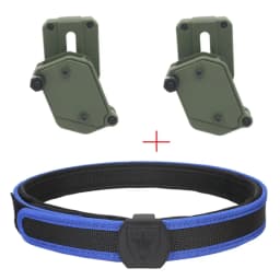 VULPO IPSC Belt & Left Right Speed Magazine Pouch Set Airsoft Competition Shooting Belt And Multi-Angle Rotation Mag Pouch