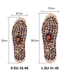 Feet Massage Insoles Soft Rubber Cobblestone Foot Reflexology Therapy Acupressure Pad Improve Blood Circulation Unisex Foot Sole