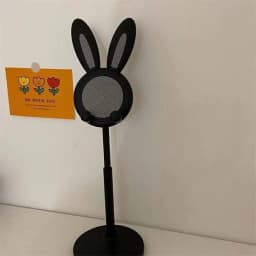 Pink Phone Holder Desktop Cell Phone Stand For iPhone 13 14 Samsung Smartphone Adjustable Lovely Rabbit Cartoon Table Support