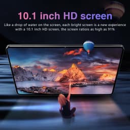 New 10.1 Inch Original Google Tablet Pc Octa Core 6GB RAM 128GB ROM Android 15 Dual SIM Phone Call Full HD Tablets 6000mAh