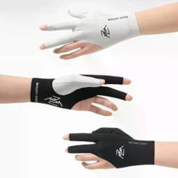 Billiard Gloves With Fingerless Breathable Pool Gloves Three-Finger Gloves