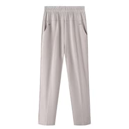 Middle Aged Women's Pants 2026 New Summer Thin High Waiste Elastic Loose Straight Pants Female Casual Trousers 5XL 6XL 7XL 8XL