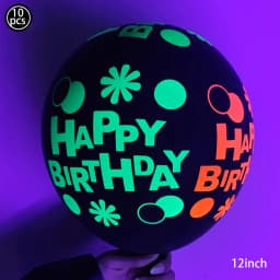 Neon Party Tableware Tablecloths Cups Plates Banner Napkins Straws Balloons Neon Glow Birthday Party Decoration Supplies