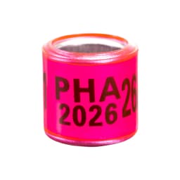 PHA 2026/2027 Pigeon Foot Ring ID 8mm With Numbers Aluminum Plastic Racing Pigeon Outdoor Training Marking Ring 60 Pcs