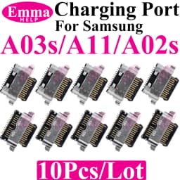10Pcs USB Charger Charging Port Dock Connector Origianl For Samsung A52 A72 A53 A35 A55 A33 A32 A23 A13 A34 A25 A52s A04 A05 A15