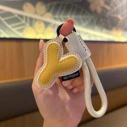 Mixed Color Pu Leather Letter Key Chains A-Z Initial Alphabet Pendant Wristband Key Ring Bag Tag Ornaments Christmas Party Gifts