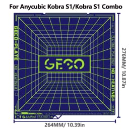 Juupine GECO Plate For Bambu Lab H2D X2D Build Plate PLA Bed Cold Plate For X1C A1 P2S X2D SuperTack Glacier For Bambu H2s Plate