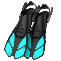 XIAOTREE Adjustable Buckle Diving Fins, Short Silicone Diving Shoes, Suitable for Adults for.Water sports Travel
