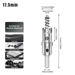 1pc 12-160mm TCT Carbide Hole Saw Drill Bit Hole Saw Cutter For Stainless Steel Metal Alloy Drilling
